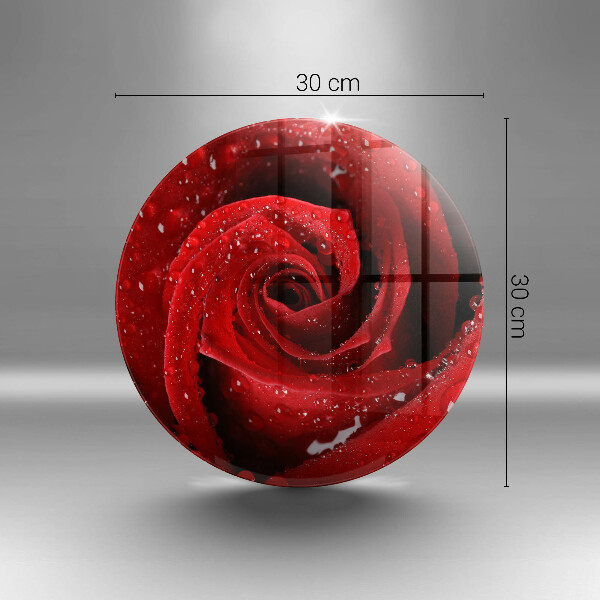 Tocător de bucătărie Petale de flori de trandafir