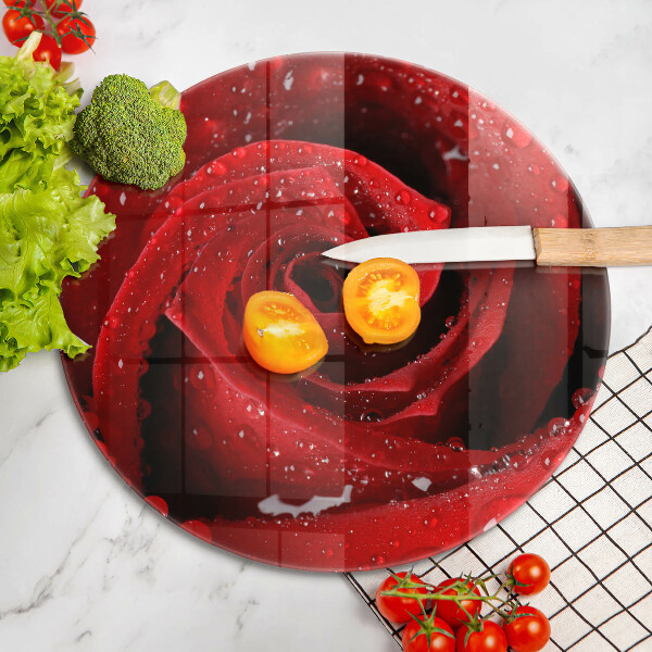 Tocător de bucătărie Petale de flori de trandafir