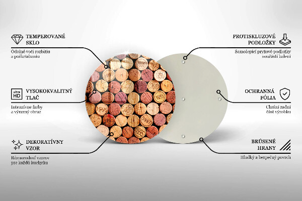 Tocător de bucătărie Model pentru dopuri de vin