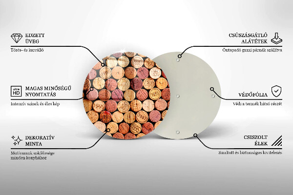 Tocător de bucătărie Model pentru dopuri de vin