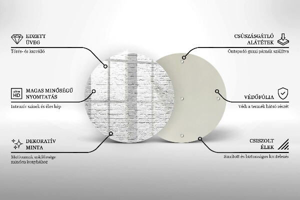 Tocător de bucătărie Perete de cărămidă
