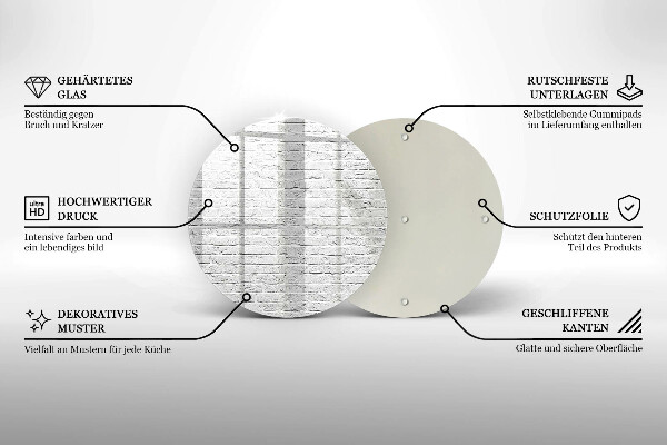 Tocător de bucătărie Perete de cărămidă