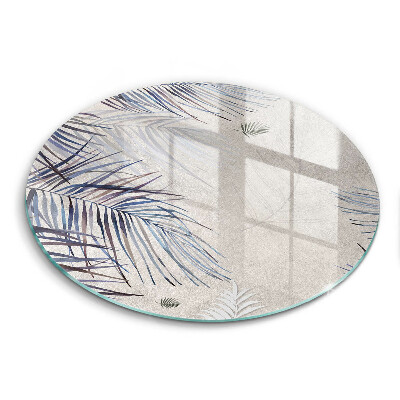 Tocător din sticlă Frunze subtile