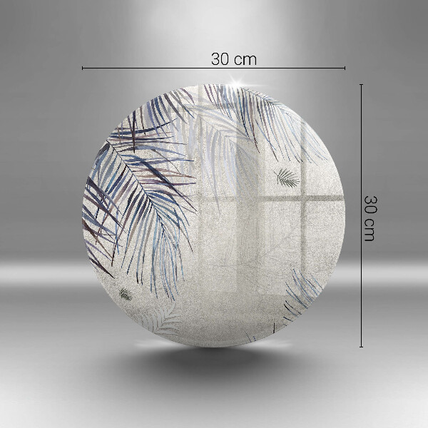 Tocător din sticlă Frunze subtile