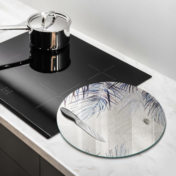 Tocător din sticlă Frunze subtile