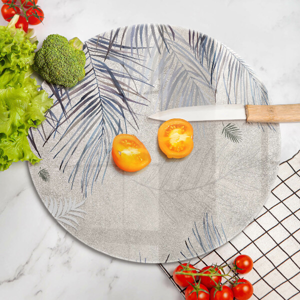 Tocător din sticlă Frunze subtile