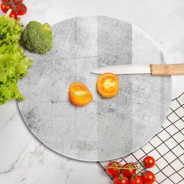 Tocător din sticlă Textura de beton