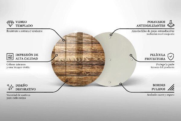 Tocător de bucătărie Plăci cu textură din lemn