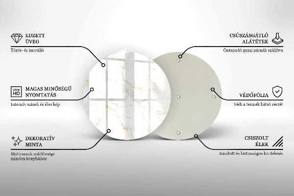 Tocător de bucătărie Piatra de marmura eleganta