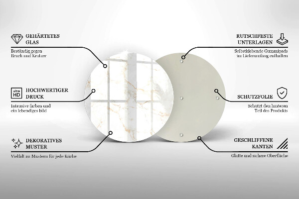 Tocător de bucătărie Piatra de marmura eleganta