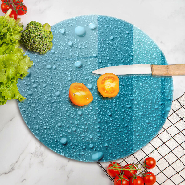 Tocător de bucătărie Picaturi de apa