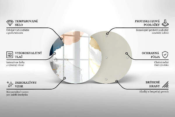 Tocător de bucătărie Pete abstracte