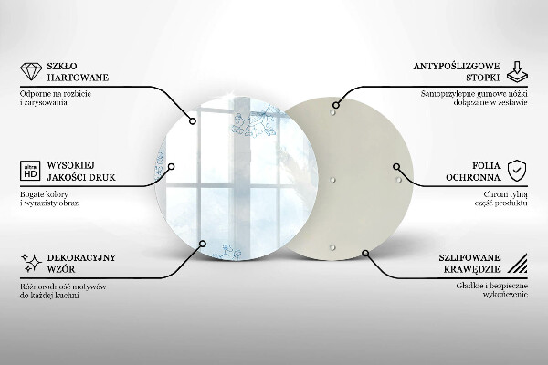 Tocător de bucătărie Fundal delicat