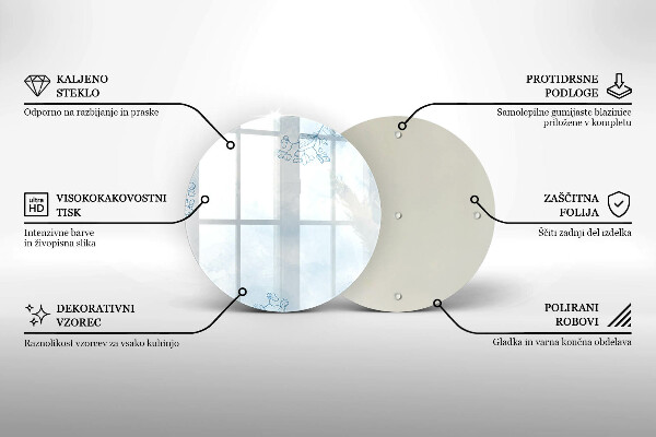 Tocător de bucătărie Fundal delicat