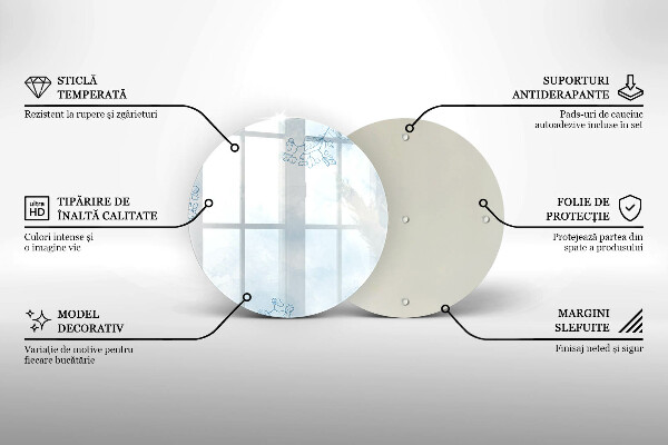 Tocător de bucătărie Fundal delicat