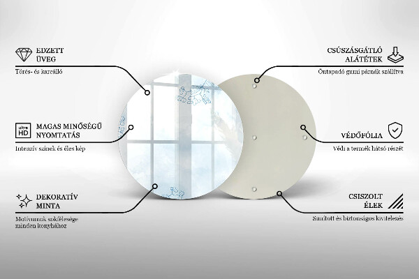 Tocător de bucătărie Fundal delicat