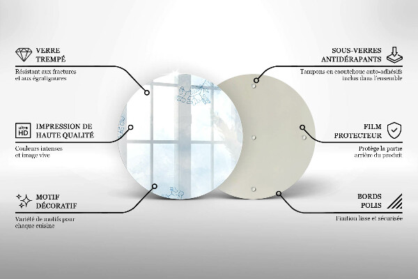 Tocător de bucătărie Fundal delicat