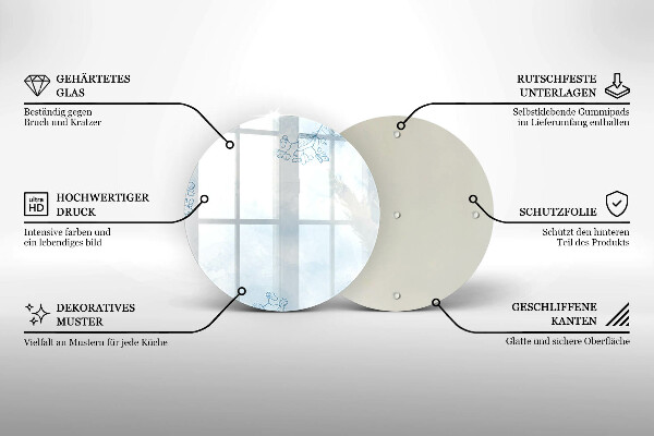 Tocător de bucătărie Fundal delicat