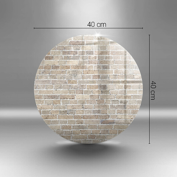 Tocător de bucătărie Zid strălucitor de cărămidă