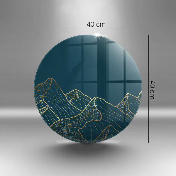 Tocător de bucătărie Munți abstracti