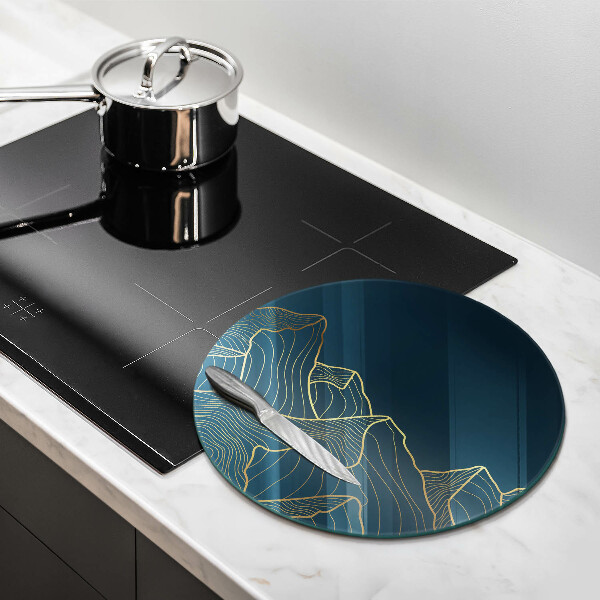 Tocător de bucătărie Munți abstracti