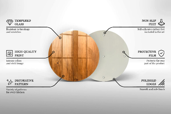 Tocător de bucătărie Scanduri de lemn