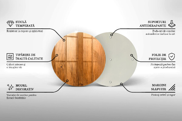 Tocător de bucătărie Scanduri de lemn