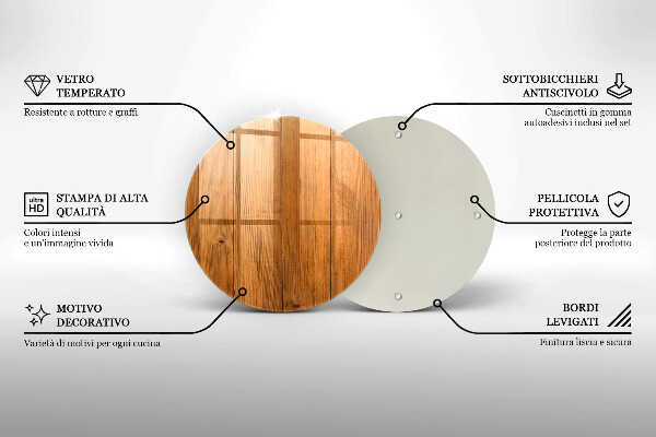 Tocător de bucătărie Scanduri de lemn