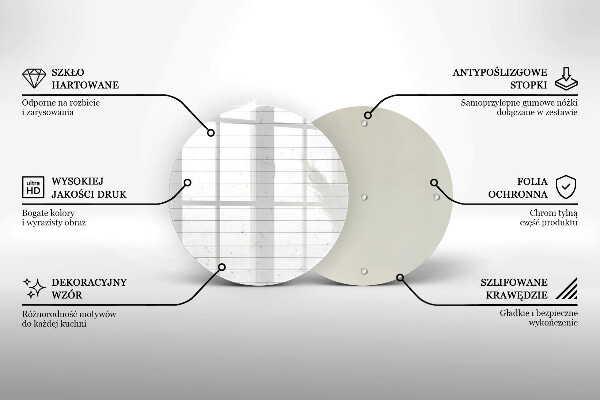 Tocător de bucătărie Placi moderne luminoase
