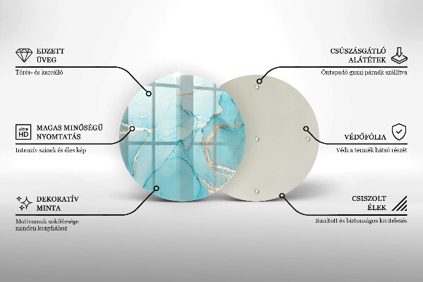 Tocător de bucătărie Abstracția pietrei