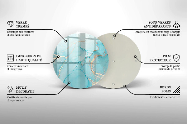 Tocător de bucătărie Abstracția pietrei