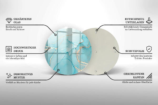 Tocător de bucătărie Abstracția pietrei