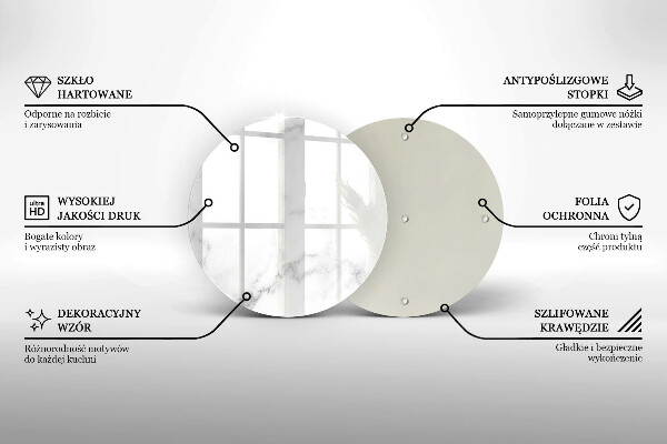 Tocător de bucătărie Marmură modernă