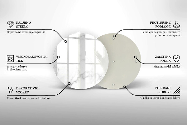 Tocător de bucătărie Marmură modernă