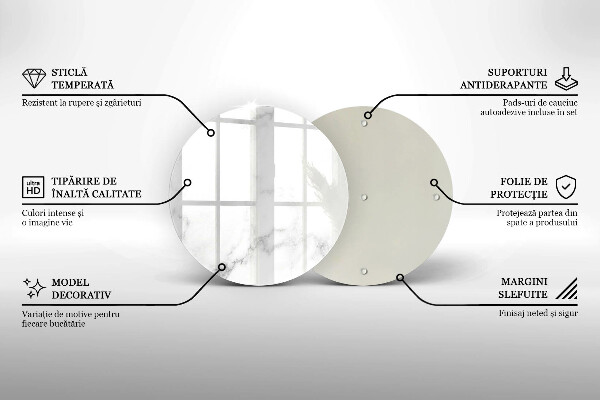 Tocător de bucătărie Marmură modernă