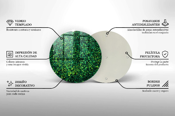 Tocător de bucătărie Planta cu frunze mici