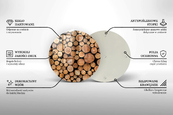 Tocător de bucătărie Trunchiuri de copaci