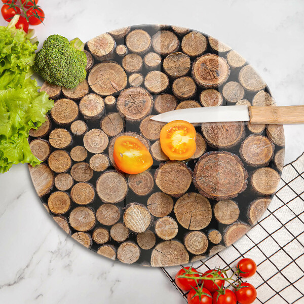 Tocător de bucătărie Trunchiuri de copaci