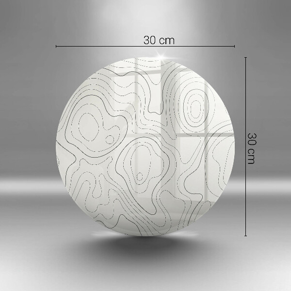 Tocător de bucătărie Design de artă în linie