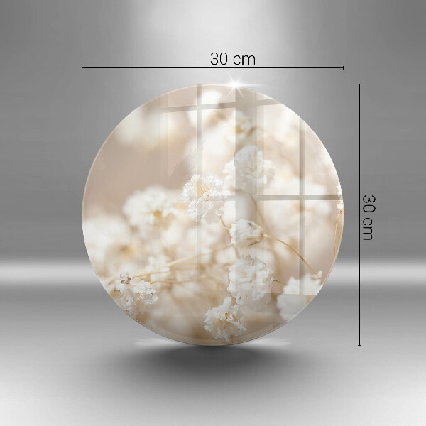 Tocător de bucătărie Flori albe delicate