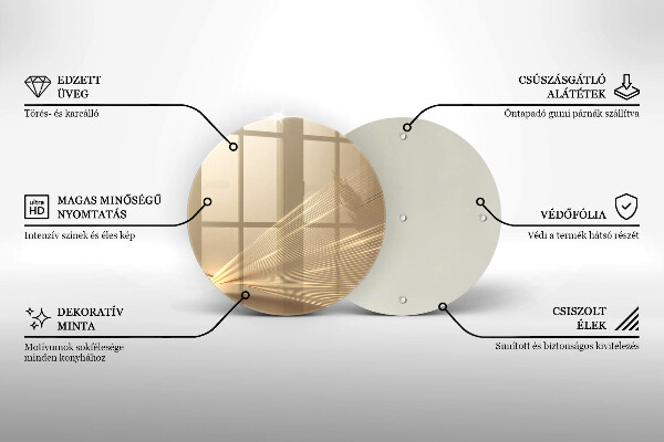 Tocător de bucătărie Abstracția modernă