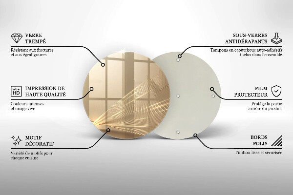 Tocător de bucătărie Abstracția modernă