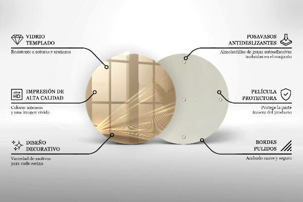 Tocător de bucătărie Abstracția modernă