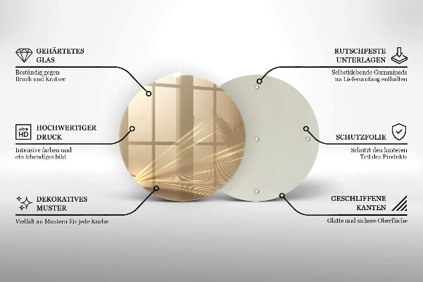 Tocător de bucătărie Abstracția modernă