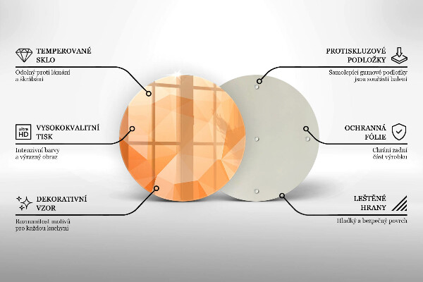Tocător de bucătărie Fundal geometric