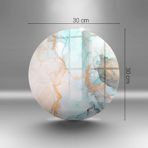 Tocător de bucătărie Abstracția din marmură