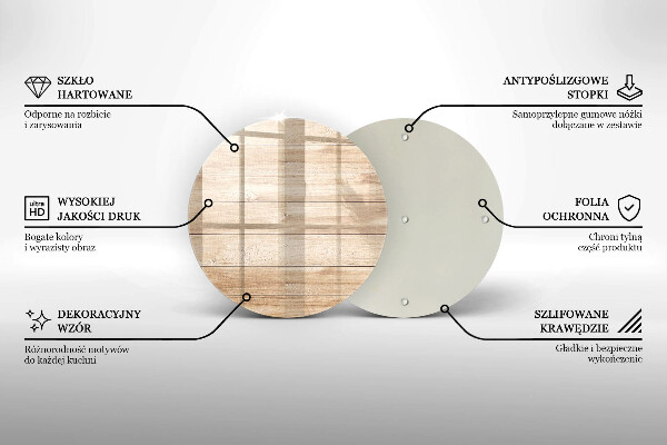 Tocător de bucătărie Scanduri de lemn