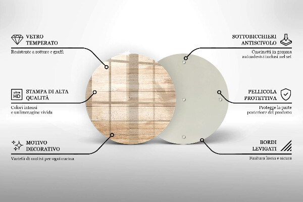 Tocător de bucătărie Scanduri de lemn