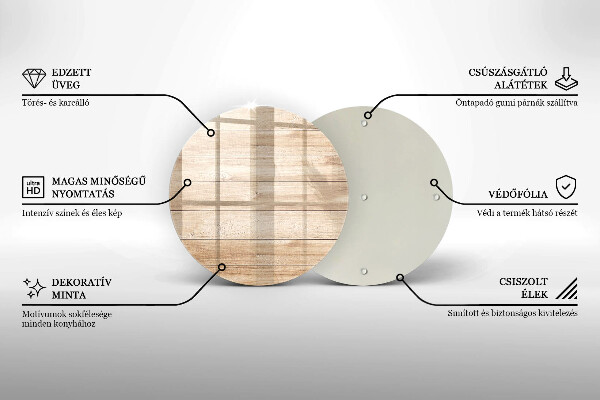 Tocător de bucătărie Scanduri de lemn