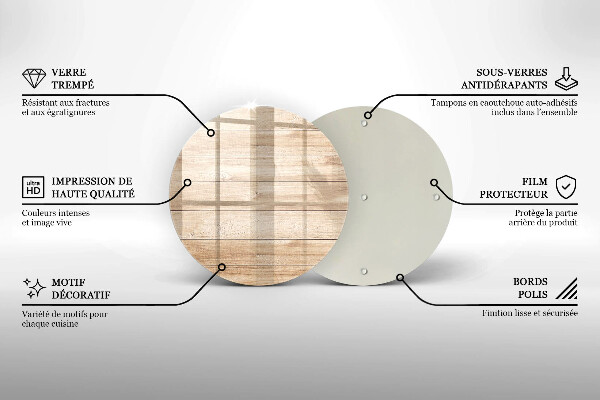 Tocător de bucătărie Scanduri de lemn